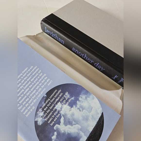 David Levithan. "Another Day" Knopf. 2015 Book Home Accents Cofffe Table Books - Picture 9 of 12